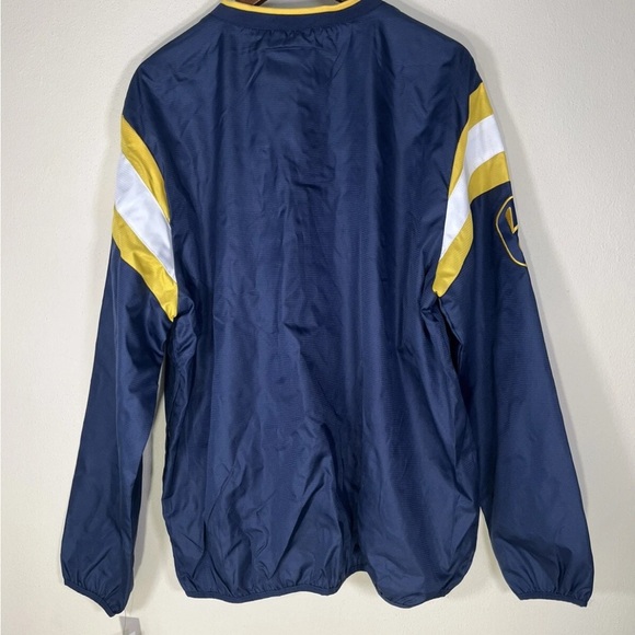 Rare G-III Milwaukee Brewers Crewneck Windbreaker Pullover Size Men’s Size XL/EG - Picture 2 of 6